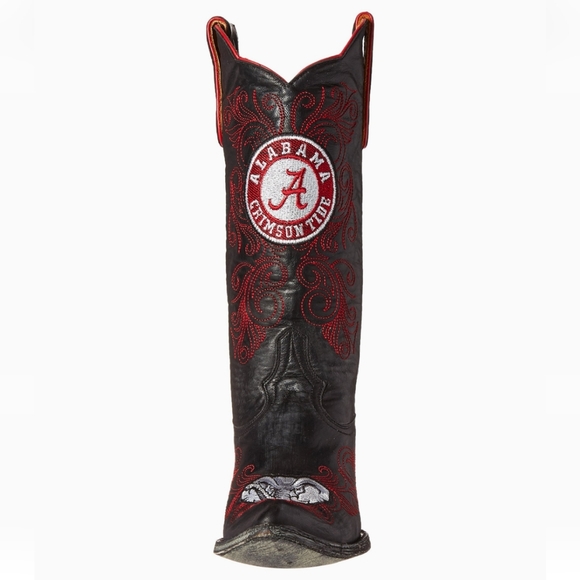NWT Women's Alabama Crimson Tide Gameday Cowboy Boots - Picture 5 of 11
